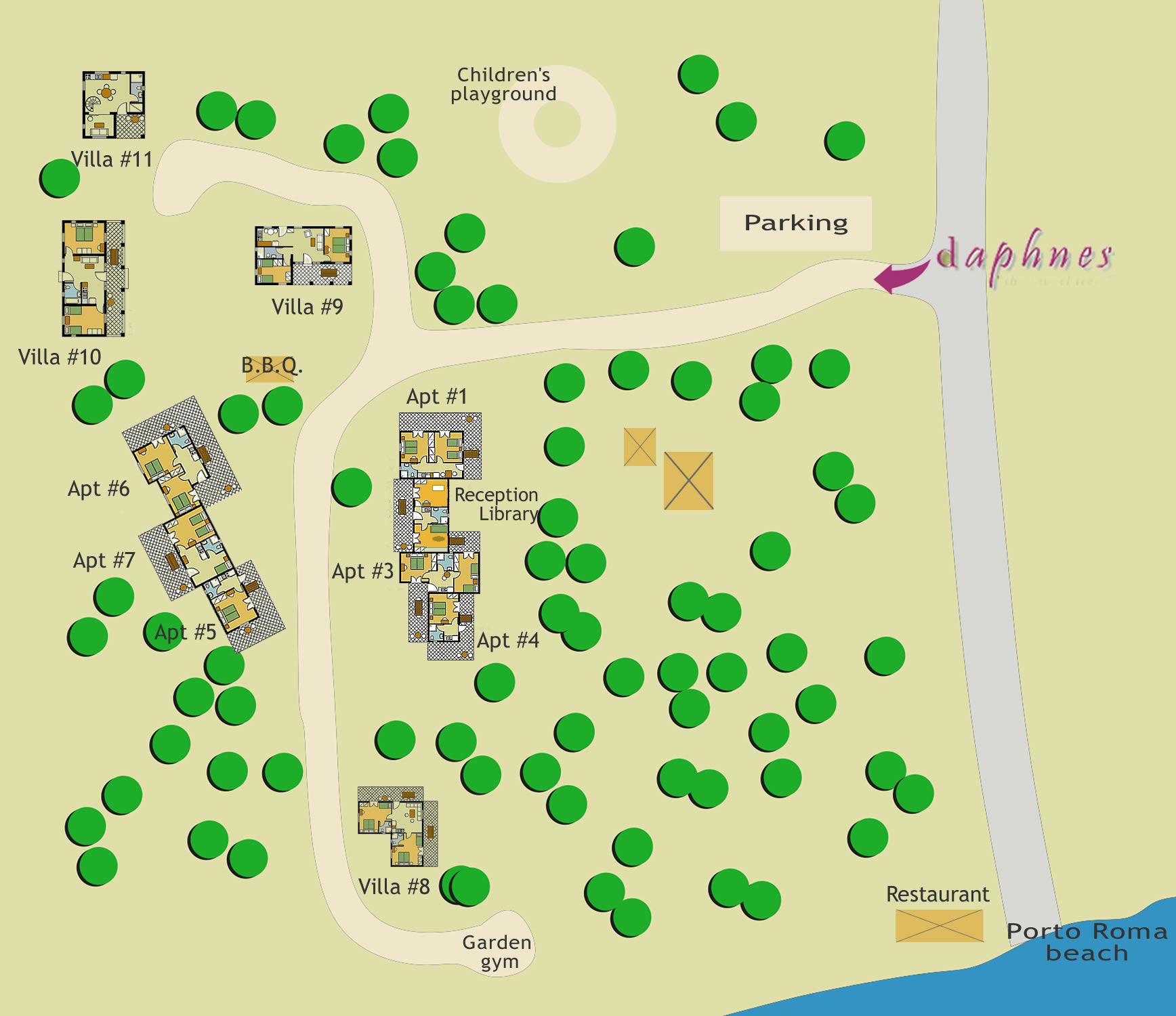 Daphnes Layout plan