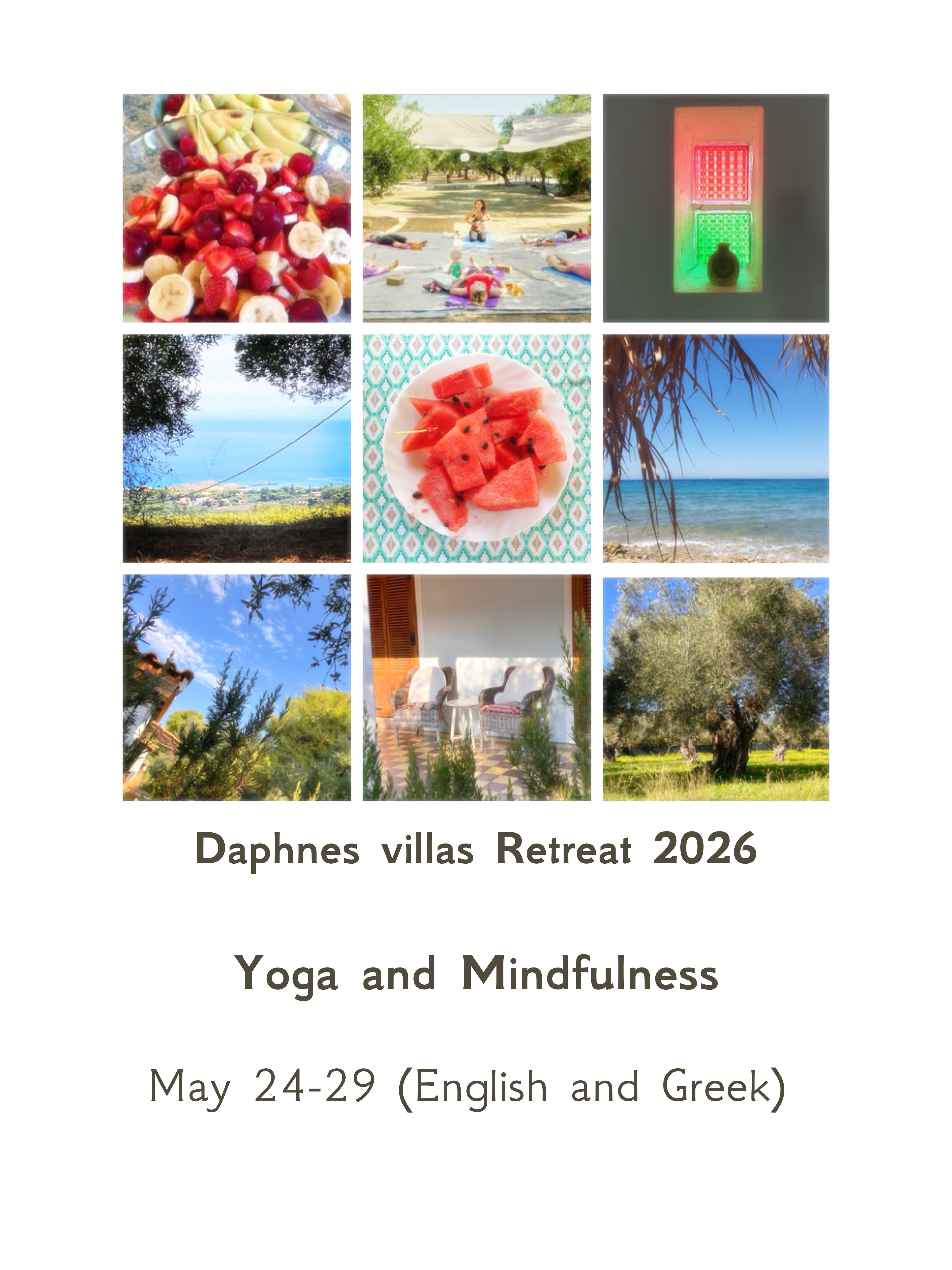 Yoga retreat information